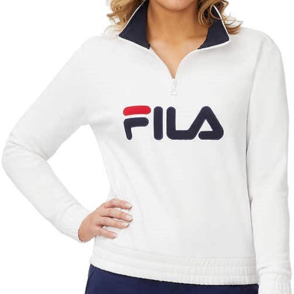 Fila woman’s 1/4 zip pullover sweatshirt size Small NWT
